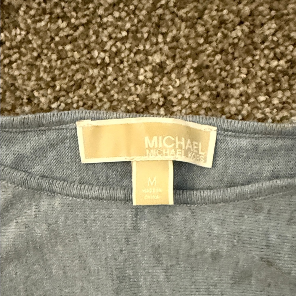 Michael Kors Light Gray Top - Picture 2 of 2